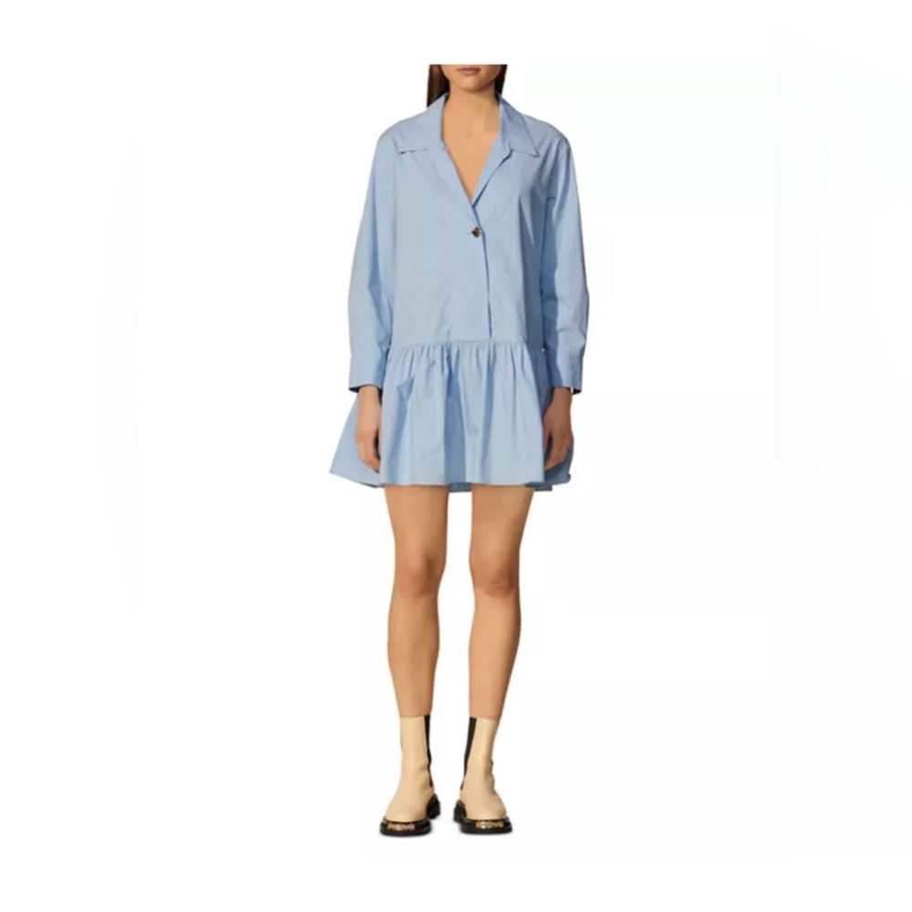 Sandro Cordelia Pleated Skirt Dress